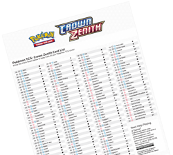 Pokemon TCG Crown Zenith Lot Of 10 “Bulk” Cards Near Mint/Lightly Played - Image 1