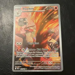 Blaziken 192/182 Destined Rivals Illustration Rare Pokemon TCG Card - Image 1