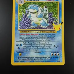 Blastoise 2/102 Pokemon Celebrations Classic Collection Holo Card - Image 3