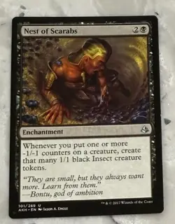 Nest of Scarabs - EX/NM - Amonkhet AKH Magic MTG LP CARD - Ships Immediately - Image 1