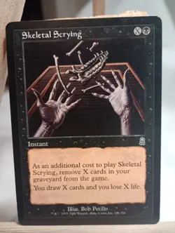 Skeletal Scrying - Odyssey - Magic the Gathering MTG Nice! - Image 1