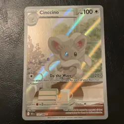 Cinccino 153/086 Illustration Rare Black Bolt English Pokemon Mint/Near Mint - Image 1
