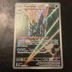 CLAWITZER 141/132 MEGA EVOLUTION ILLUSTRATION RARE POKEMON CARD ENGLISH - Image 1