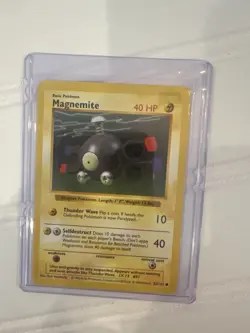 Pokemon TCG Magnemite 53/102 LP 1st Edition Shadowless Base Set - Image 5