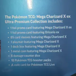 Pokemon Mega Charizard X ex Ultra Premium Collection Box Sealed New UPC - Image 4