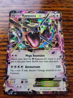 MP Rayquaza EX (Shiny) XY69 XY Holo Pokemon - Image 1