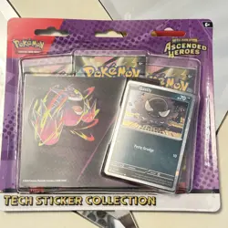Pokemon TCG Mega ME Ascended Heroes Gastly Tech Sticker Collection ✅ NEW/SEALED - Image 1