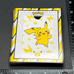 McDonald's Pikachu 25th Anniversary Card Frame x11 Pokemon TCG Unused Mint - Image 3