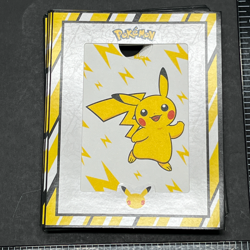 McDonald's Pikachu 25th Anniversary Card Frame x11 Pokemon TCG Unused Mint - Image 4
