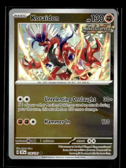 Pokemon Koraidon 116/191 Surging Sparks Reverse Holo Uncommon 2 Card Lot - Image 1