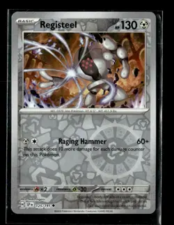 Pokemon Registeel 125/191 Surging Sparks Reverse Holo Uncommon 2 Card Lot - Image 1