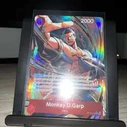 Monkey D. Garp Alt Art OP13-016 - One Piece English Card - Carrying on His Will - Image 1