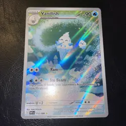 Vanillish 112/086 Pokemon TCG White Flare English Card NM AR/IR - Image 2