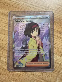 Pokemon TCG Erika's Invitation 196/165 Sv: Scarlet & Violet 151 Ultra Rare Holo - Image 1