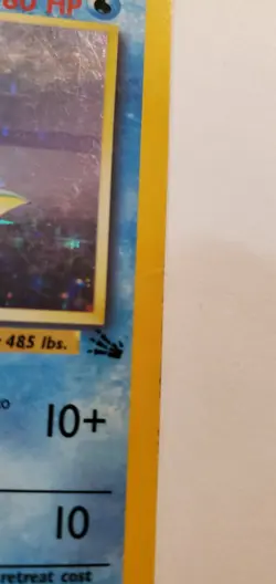 Pokemon TCG Lapras Fossil 10/62 Holo 1999-2000 LP Unlimited - Image 4