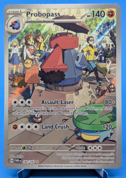 Probopass 182 Pokemon TCG 2024 Illustration Rare Full Art Twilight Masquerade NM - Image 1