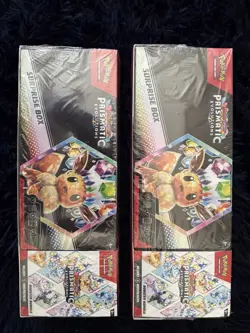 Pokemon Sam’s Club Prismatic Evolutions Booster Bundle + Suprise Box 2 pack. - Image 1
