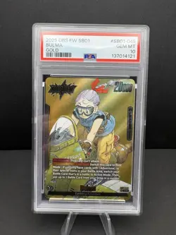 Bulma Gold Foil Leader SB01-045 Dragon Ball Super Card Game 2025 PSA 10 - Image 1