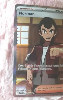 Norman - 237/182 - Pokemon Paradox Rift Full Art Ultra Rare Card - Image 2