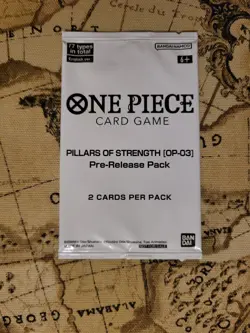 Bandai One Piece Card Game Pillars of Strength OP-03 Pre-Release Pack 2 Cards - Image 2