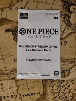 Bandai One Piece Card Game Pillars of Strength OP-03 Pre-Release Pack 2 Cards - Image 3