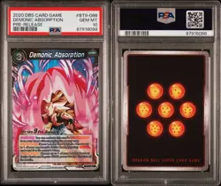 Gotenks Demonic Absorption Pre-Release FOIL Dragon Ball Super Card PSA 10 - Image 2