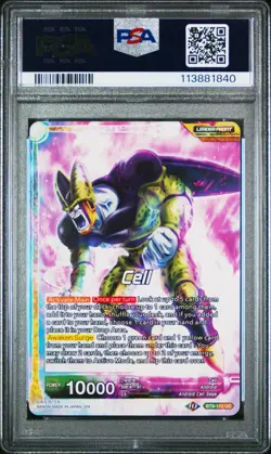Cell Perfection Surpassed Pre-Release FOIL Dragon Ball Super Card PSA 10 - Image 2