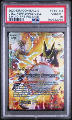 Cell Perfection Surpassed Pre-Release FOIL Dragon Ball Super Card PSA 10 - Image 3