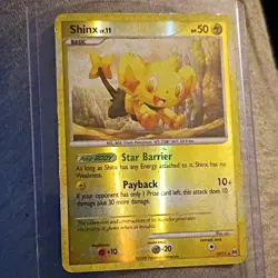 Pokemon Shinx Shiny Reverse Holo SH12 Arceus Shiny Holo Rare 2009 Card - Image 1