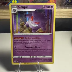 Pokemon Gengar TCG Sword & Shield Lost Origin Holo Card 066/196 - Image 1