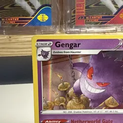 Pokemon Gengar TCG Sword & Shield Lost Origin Holo Card 066/196 - Image 3