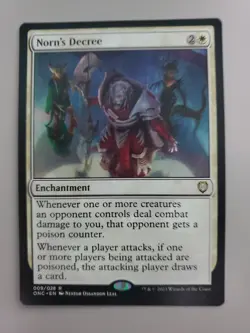 MTG Norn's Decree Commander: Phyrexia: All Will Be One Regular Rare - Image 1
