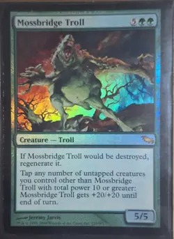 Mossbridge Troll - Foil Shadowmoor LP MTG - Image 1
