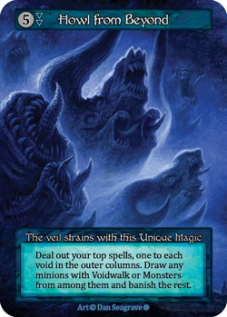 Sorcery Contested Realm - Gothic - Non Foil -Howl from Beyond - Image 1