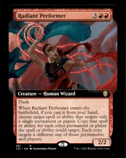 Radiant Performer LP Light Play Commander 2021 MTG [11120] - Image 1