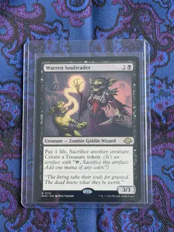 Magic: The Gathering Warren Soultrader Rare Modern Horizons 3 Black Regular - Image 1