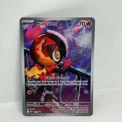 Charcadet 22 Black Star HOLO Promo Phantasmal Flames Pokemon Card - Image 1