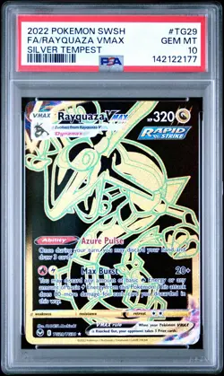 Rayquaza VMAX TG29/TG30 Sword & Shield: Silver Tempest PSA 10 - Gem Mint Pokemon - Image 2