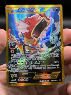 Gyarados EX Secret Rare 123/122 XY Breakpoint Pokemon English Gold MP - Image 3
