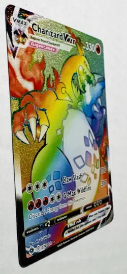 2020 Pokemon SWSH #074 FA/Charizard Vmax Chamions Path Secret Rare Mint !! - Image 4