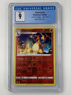Pokemon - Charizard 025/185 - Reverse Holo - Vivid Voltage - CGC 9 Mint - Image 1
