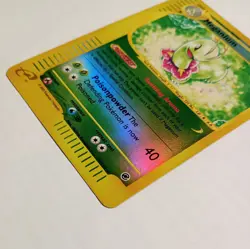 POKEMON MEGANIUM RARE REVERSE HOLO EXPEDITION SERIES 18/165 GOOD CONDITION - Image 3