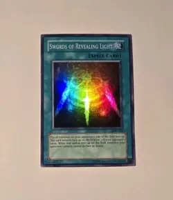 Yugioh Swords Of Revealing Light LOB-101 Super Rare LP - Image 1