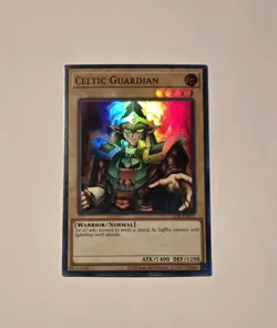 Yugioh Celtic Guardian LOB-EN007 Super Rare 25th Anniversary NM - Image 1