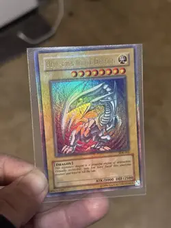 Yu-Gi-Oh Blue-Eyes White Dragon SDK-001 MAX FULL HOLO BLEED MISPRINT - Image 1