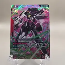 Bandai Providence Gundam 6003-033 LR Gundam War TCG Holo Unit Card - Image 1