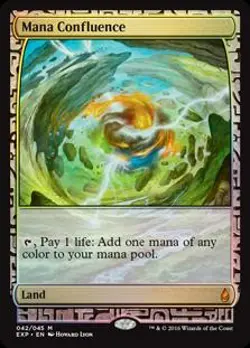 Magic MTG Zendikar Expeditions FOIL Mana Confluence NEAR MINT NM - Image 1