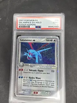 Pokemon 2007 Power Keepers Holo Ultra Rare Card #96/108 Salamence EX PSA 9 - Image 2