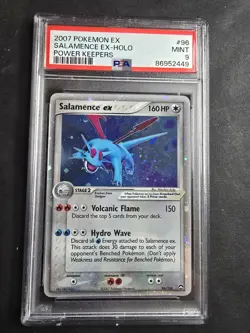 Pokemon 2007 Power Keepers Holo Ultra Rare Card #96/108 Salamence EX PSA 9 - Image 4