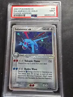 Pokemon 2007 Power Keepers Holo Ultra Rare Card #96/108 Salamence EX PSA 9 - Image 5